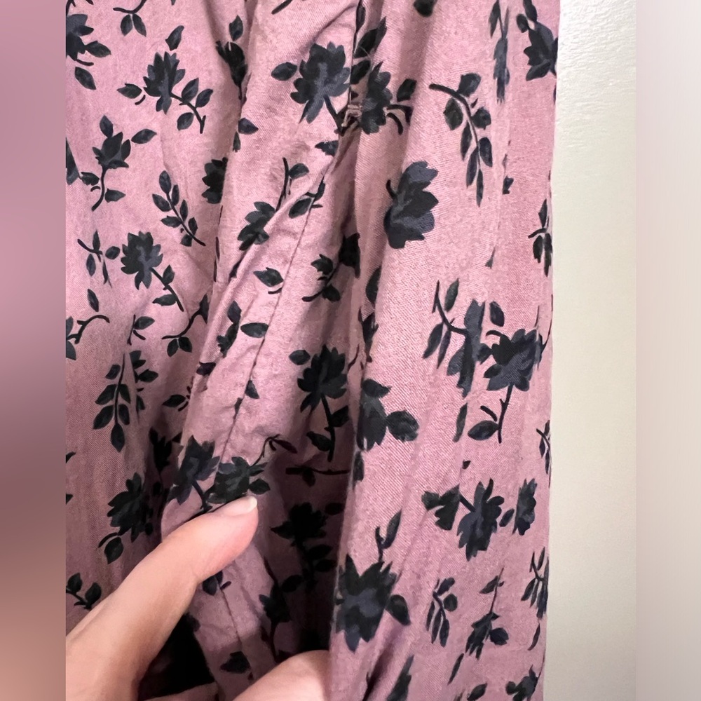 Madewell Tillie Puff-Sleeve Mini Dress in Shadow Blooms - Size XS - Picture 7 of 10